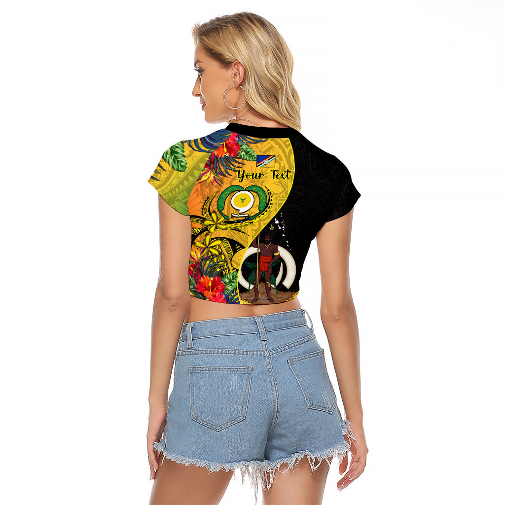personalised-vanuatu-torba-day-raglan-cropped-t-shirt-coat-of-arms-mix-tropical-flowers