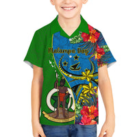 vanuatu-malampa-day-hawaiian-shirt-coat-of-arms-mix-tropical-flowers