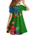 personalised-vanuatu-malampa-day-kid-short-sleeve-dress-coat-of-arms-mix-tropical-flowers