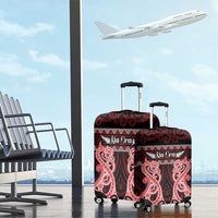 Kia Ora New Zealand Luggage Cover Maori Language Week Whero Taniko Motif - Polynesian Pride