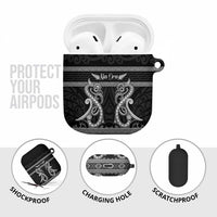 Kia Ora New Zealand AirPods Case Maori Language Week Pango Taniko Motif - Polynesian Pride
