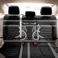 Kia Ora New Zealand Back Car Seat Cover Maori Language Week Pango Taniko Motif - Polynesian Pride