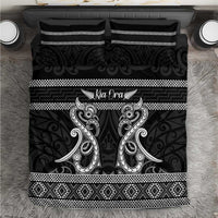 Kia Ora New Zealand Bedding Set Maori Language Week Pango Taniko Motif - Polynesian Pride