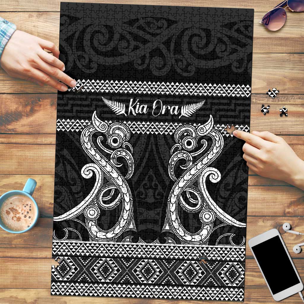 Kia Ora New Zealand Puzzle Maori Language Week Pango Taniko Motif - Polynesian Pride