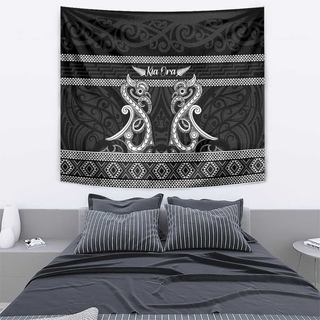 Kia Ora New Zealand Tapestry Maori Language Week Pango Taniko Motif LT14 - Polynesian Pride