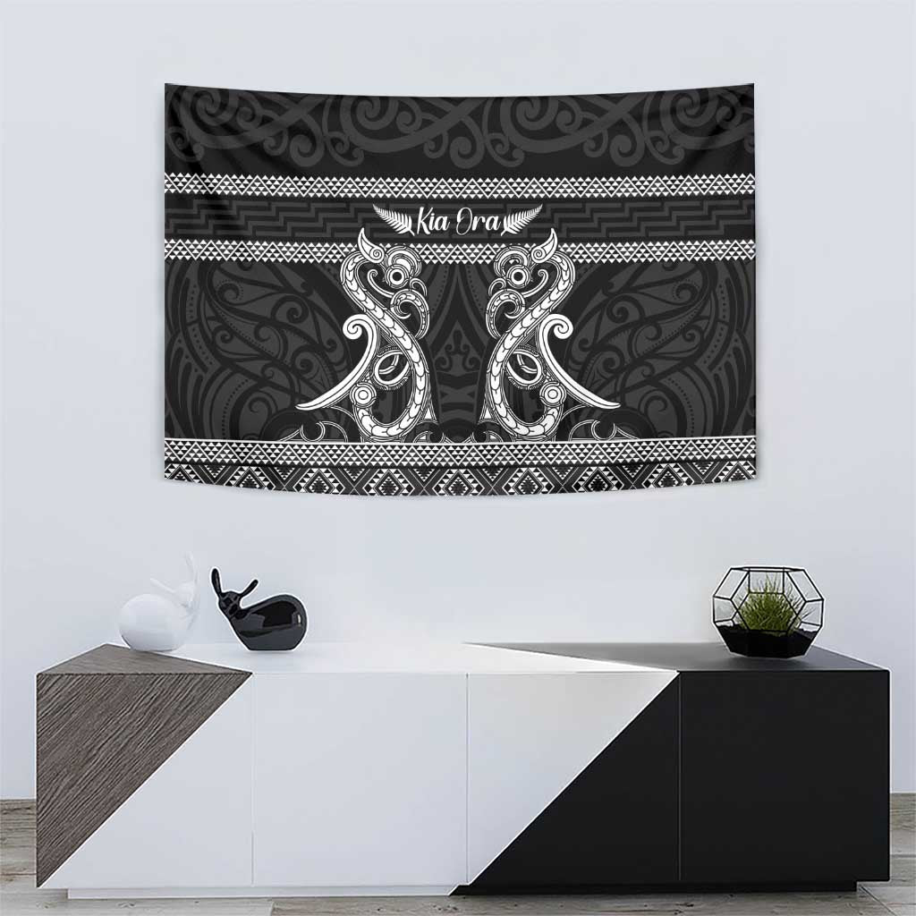 Kia Ora New Zealand Tapestry Maori Language Week Pango Taniko Motif LT14 - Polynesian Pride
