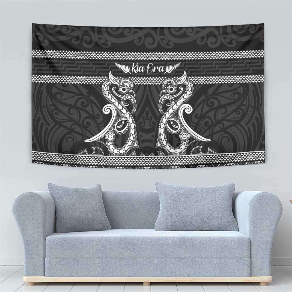 Kia Ora New Zealand Tapestry Maori Language Week Pango Taniko Motif LT14 - Polynesian Pride