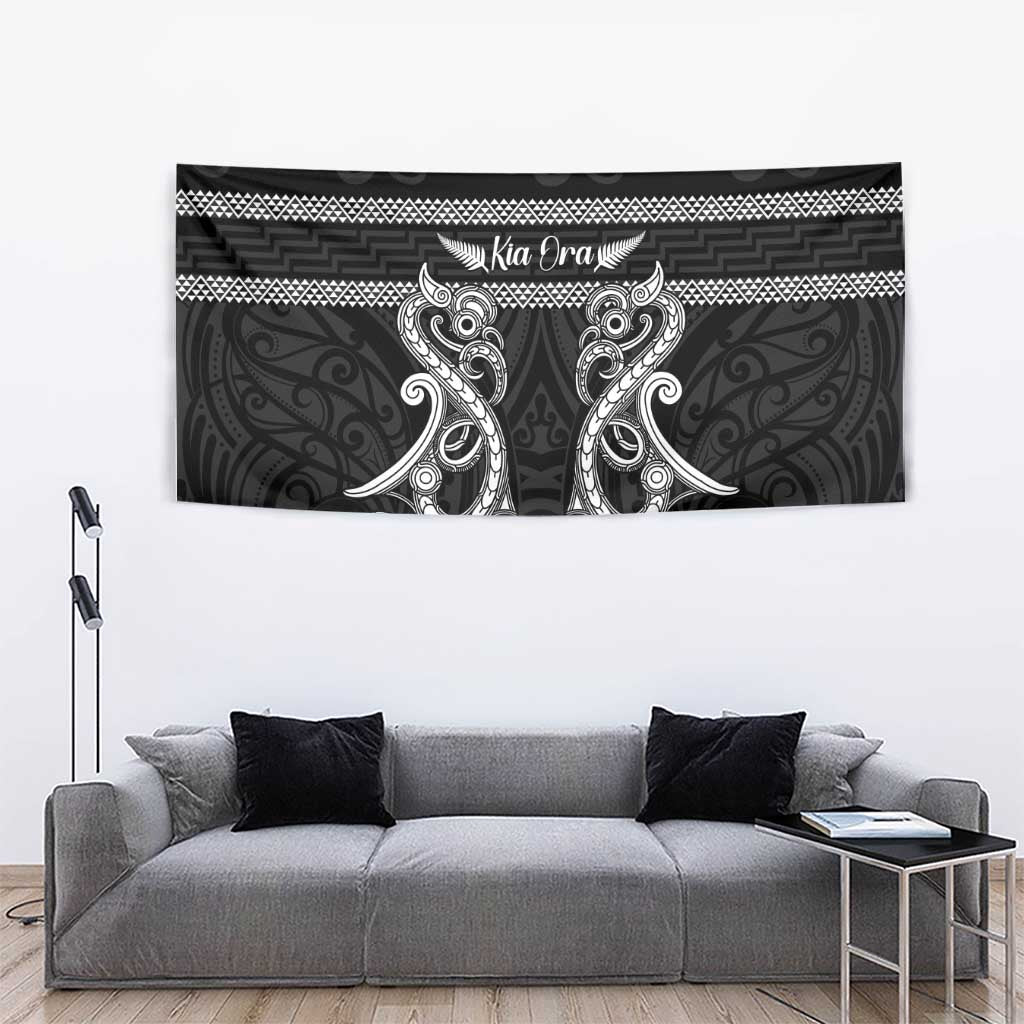 Kia Ora New Zealand Tapestry Maori Language Week Pango Taniko Motif LT14 - Polynesian Pride