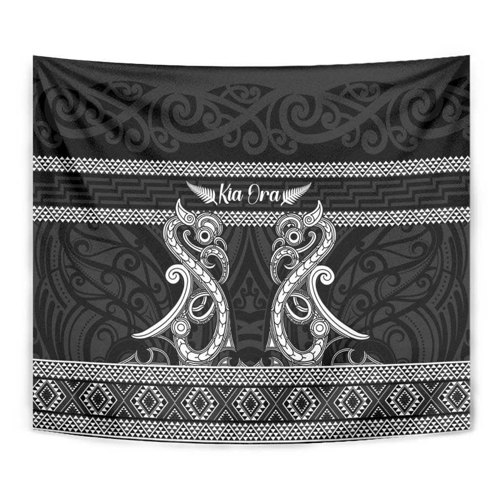 Kia Ora New Zealand Tapestry Maori Language Week Pango Taniko Motif LT14 - Polynesian Pride