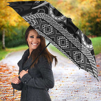 Kia Ora New Zealand Umbrella Maori Language Week Pango Taniko Motif - Polynesian Pride