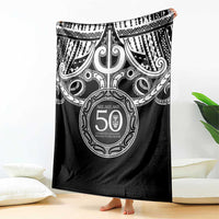 Kia Kaha Te Reo Maori New Zealand Blanket 50th Anniversary Ake Ake Ake - Polynesian Pride