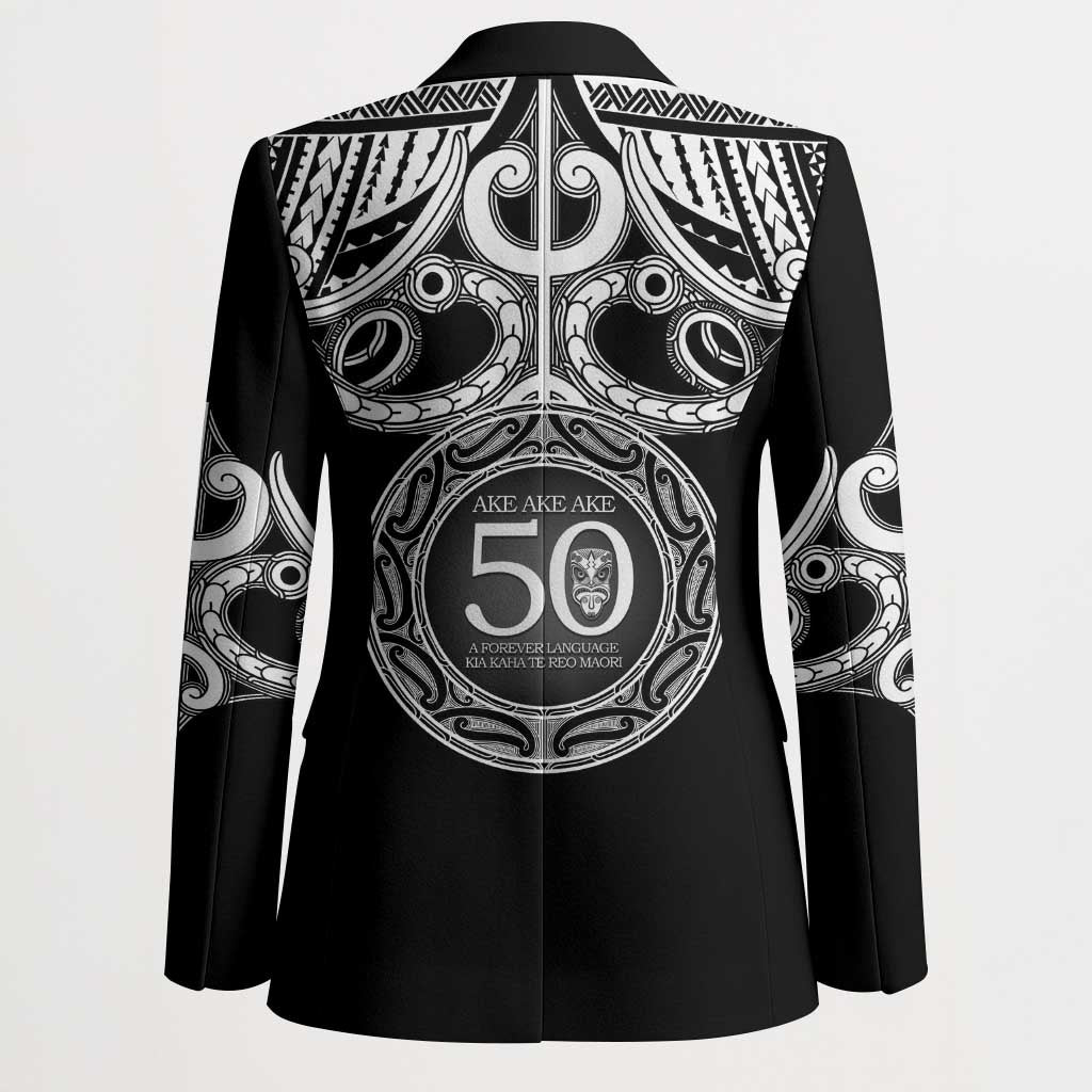 Kia Kaha Te Reo Maori New Zealand Blazer 50th Anniversary Ake Ake Ake - Polynesian Pride