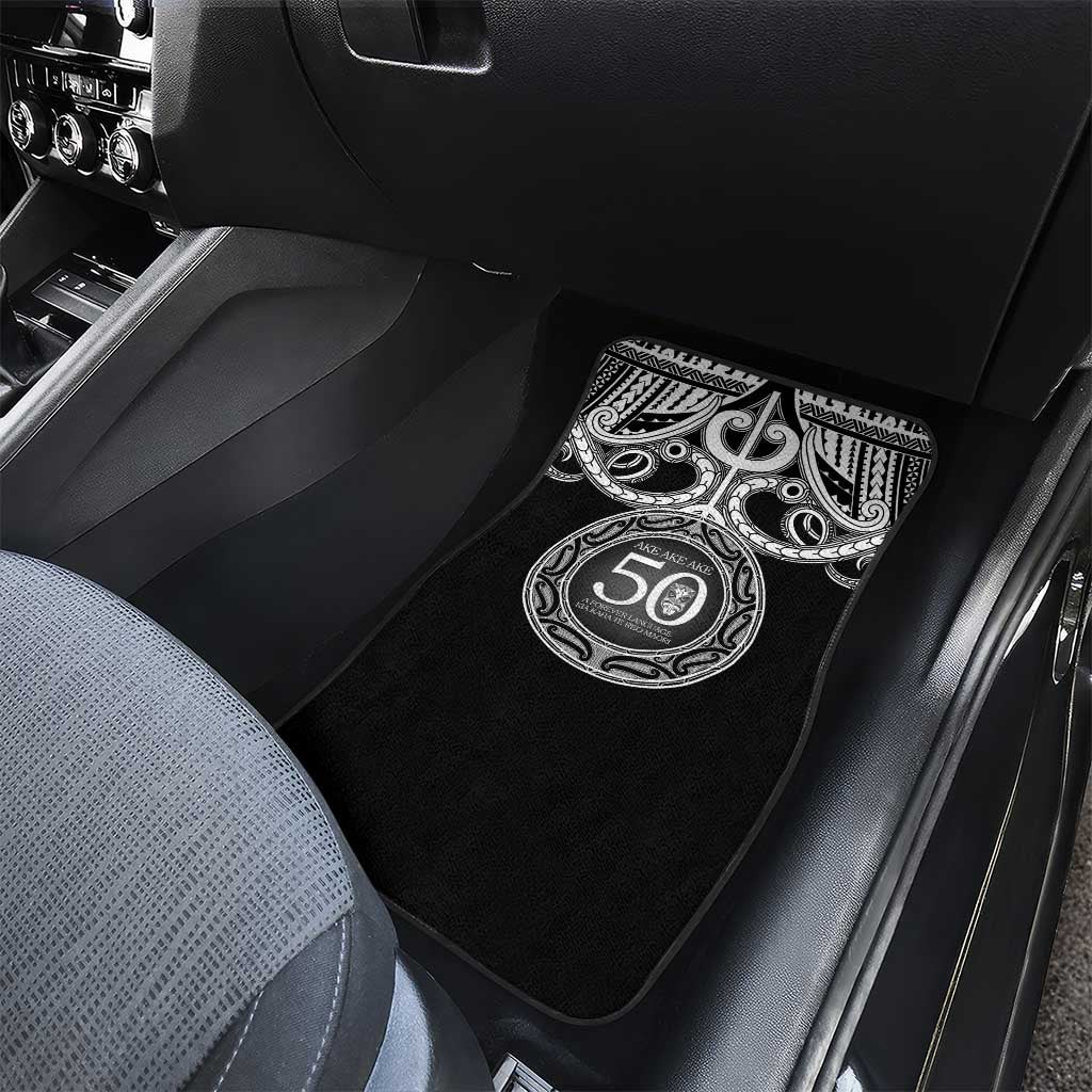 Kia Kaha Te Reo Maori New Zealand Car Mats 50th Anniversary Ake Ake Ake - Polynesian Pride