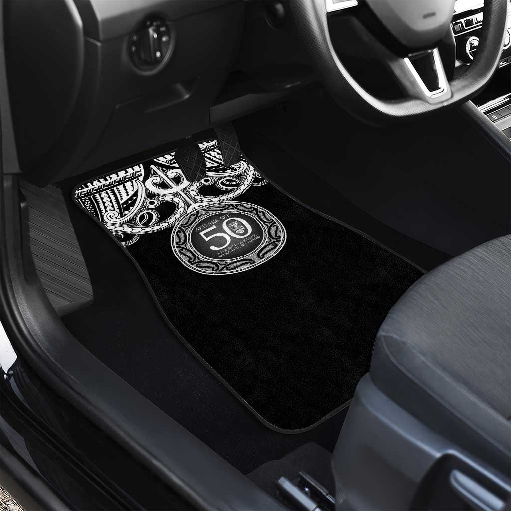 Kia Kaha Te Reo Maori New Zealand Car Mats 50th Anniversary Ake Ake Ake - Polynesian Pride