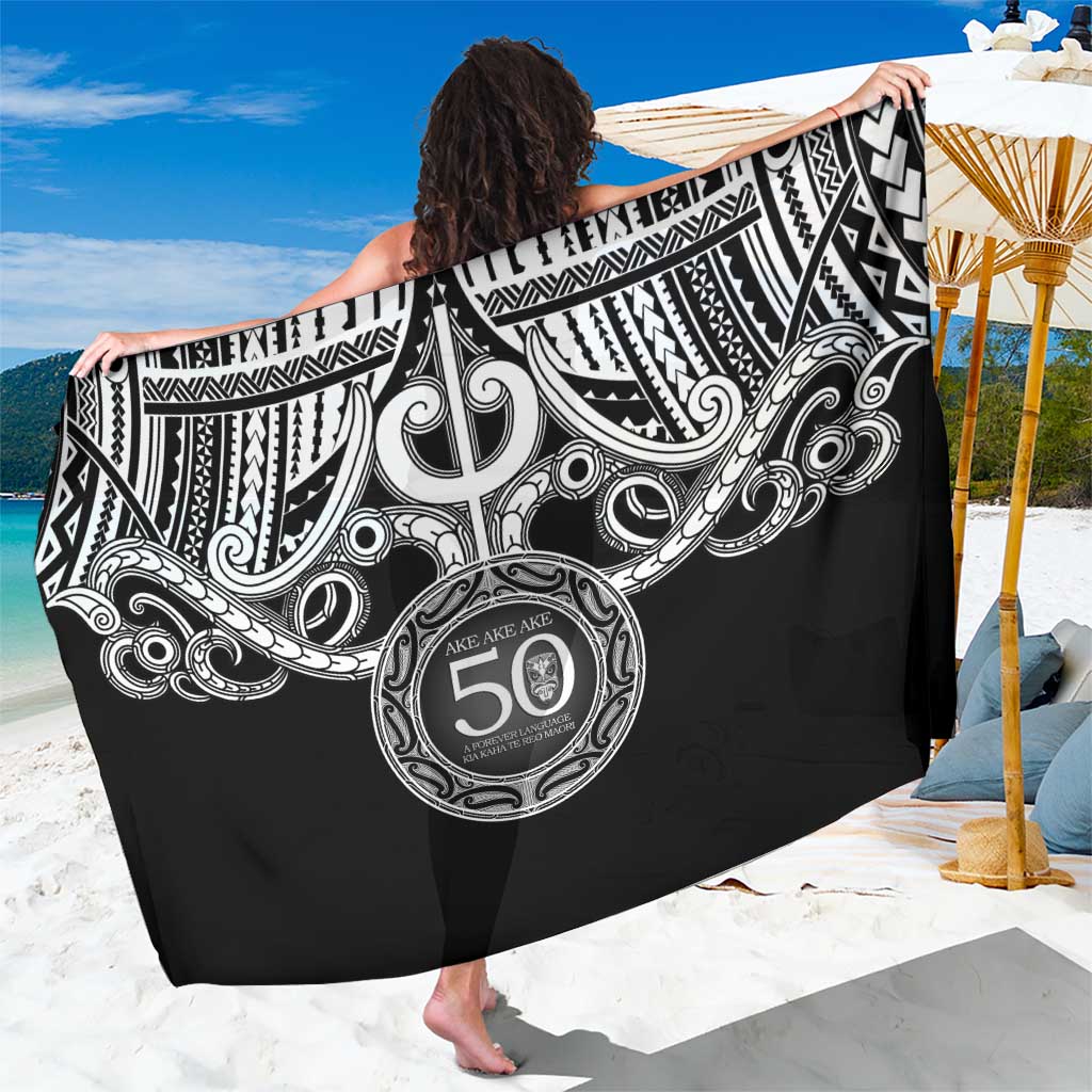 Kia Kaha Te Reo Maori New Zealand Sarong 50th Anniversary Ake Ake Ake - Polynesian Pride