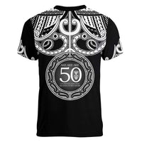 Kia Kaha Te Reo Maori New Zealand Women V-Neck T-Shirt 50th Anniversary Ake Ake Ake - Polynesian Pride