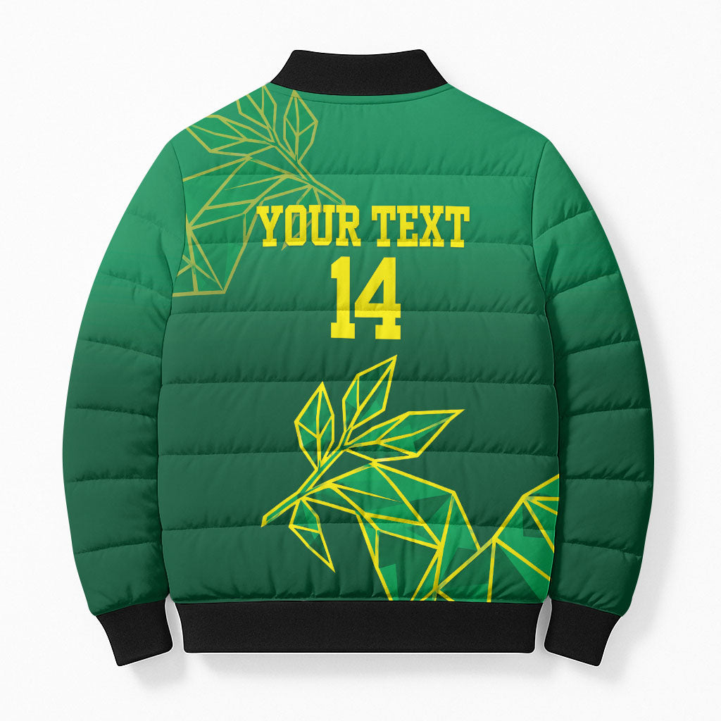 Fiji Tailevu Rugby Custom Bomber Puffer Jacket Warai Na Leqa LT14 - Polynesian Pride
