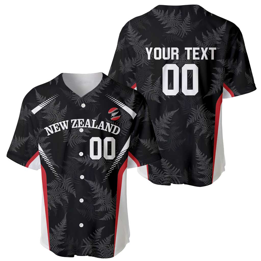 Custom New Zealand Silver Fern Softball Baseball Jersey Go Aotearoa LT14 - Polynesian Pride
