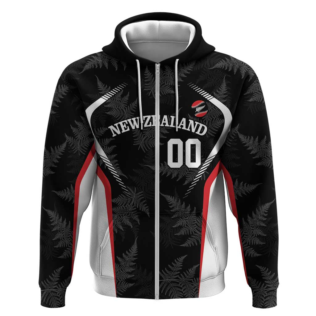 Custom New Zealand Silver Fern Softball Hoodie Go Aotearoa