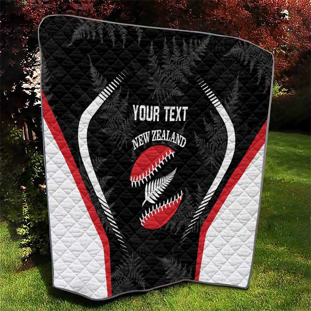 Custom New Zealand Silver Fern Softball Quilt Go Aotearoa LT14 - Polynesian Pride