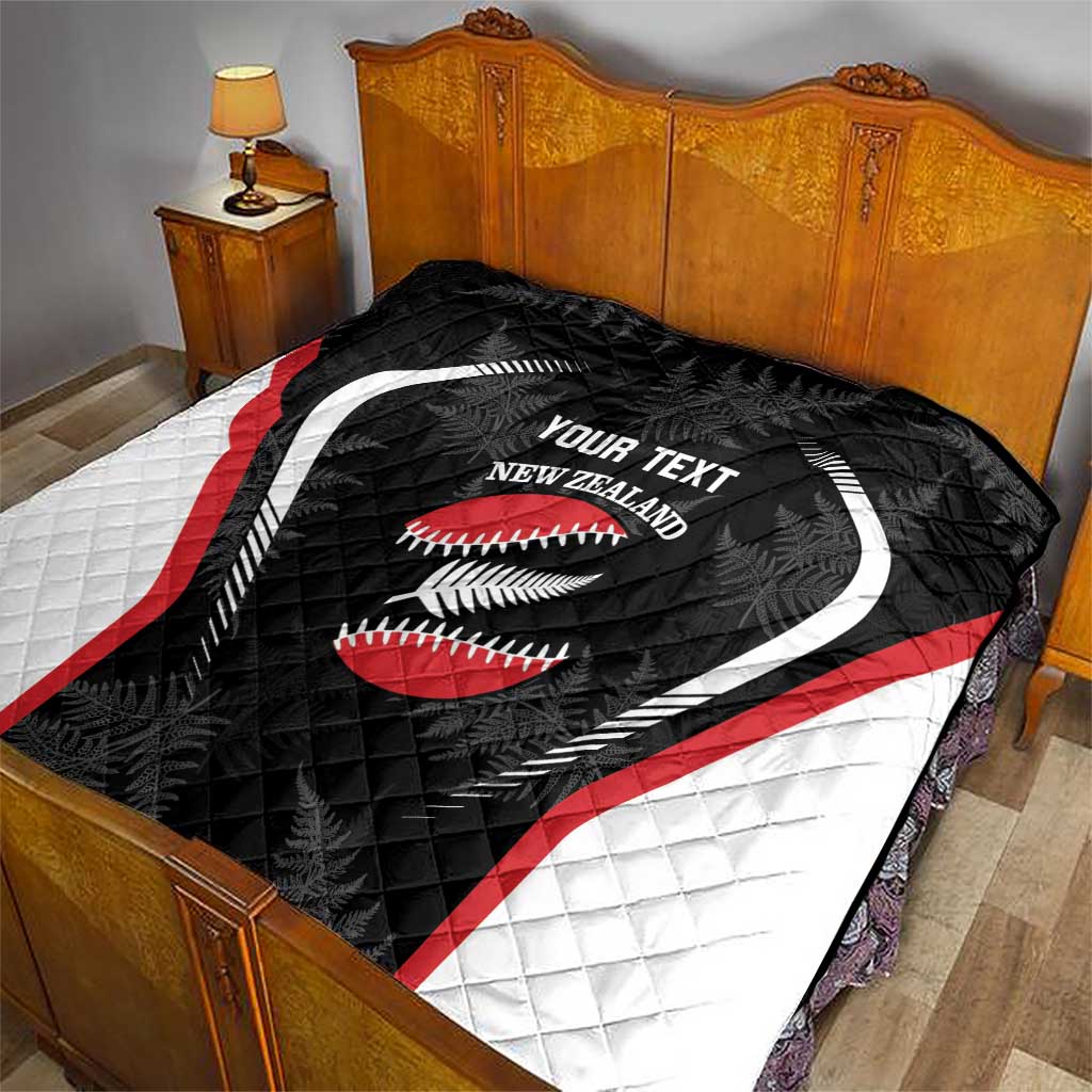 Custom New Zealand Silver Fern Softball Quilt Go Aotearoa LT14 - Polynesian Pride
