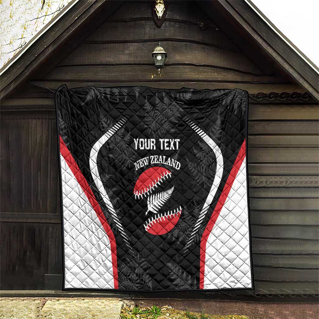 Custom New Zealand Silver Fern Softball Quilt Go Aotearoa LT14 - Polynesian Pride