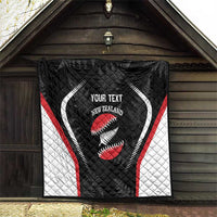 Custom New Zealand Silver Fern Softball Quilt Go Aotearoa LT14 - Polynesian Pride