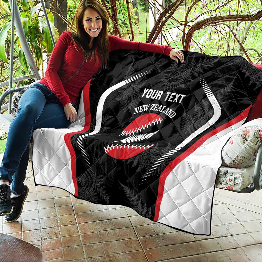 Custom New Zealand Silver Fern Softball Quilt Go Aotearoa LT14 - Polynesian Pride