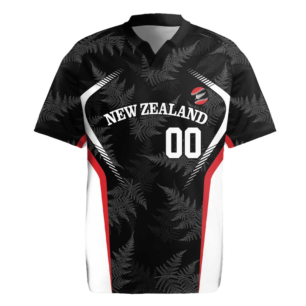 Custom New Zealand Silver Fern Softball Rugby Jersey Go Aotearoa