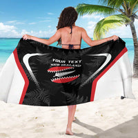 Custom New Zealand Silver Fern Softball Sarong Go Aotearoa