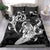 Personalised New Zealand Surfing Bedding Set Aotearoa Maori Tiki Haka