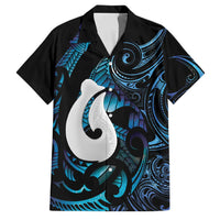 Hei Matau New Zealand Matariki Family Matching Summer Maxi Dress and Hawaiian Shirt NZ Fish Hook Maori Art