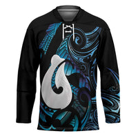 Hei Matau New Zealand Matariki Hockey Jersey NZ Fish Hook Maori Art LT14 Unisex Purple - Polynesian Pride