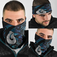 Hei Matau New Zealand Matariki Neck Gaiter NZ Fish Hook Maori Art