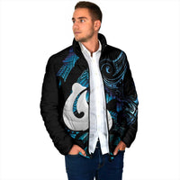 Hei Matau New Zealand Matariki Padded Jacket NZ Fish Hook Maori Art LT14 - Polynesian Pride