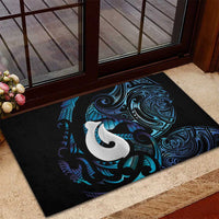 Hei Matau New Zealand Matariki Rubber Doormat NZ Fish Hook Maori Art