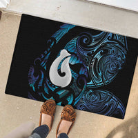 Hei Matau New Zealand Matariki Rubber Doormat NZ Fish Hook Maori Art