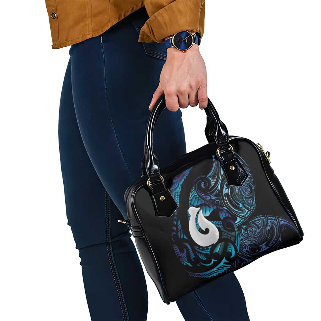 Hei Matau New Zealand Matariki Shoulder Handbag NZ Fish Hook Maori Art
