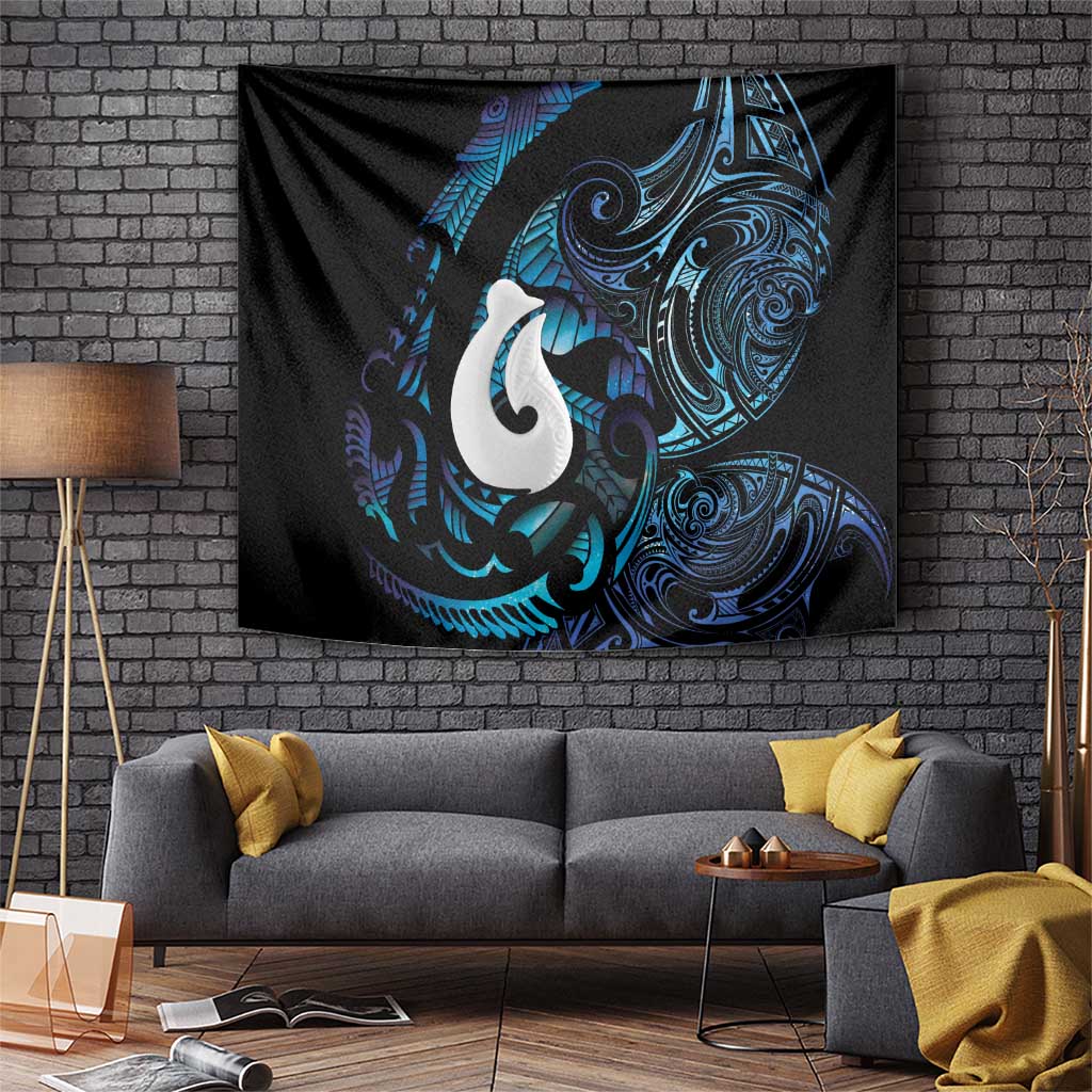 Hei Matau New Zealand Matariki Tapestry NZ Fish Hook Maori Art LT14 Purple - Polynesian Pride