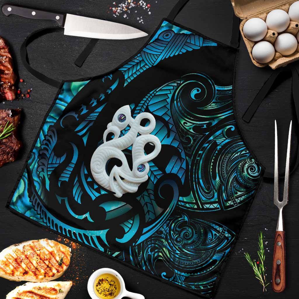 Manaia New Zealand Matariki Apron NZ Paua Shell Maori Art