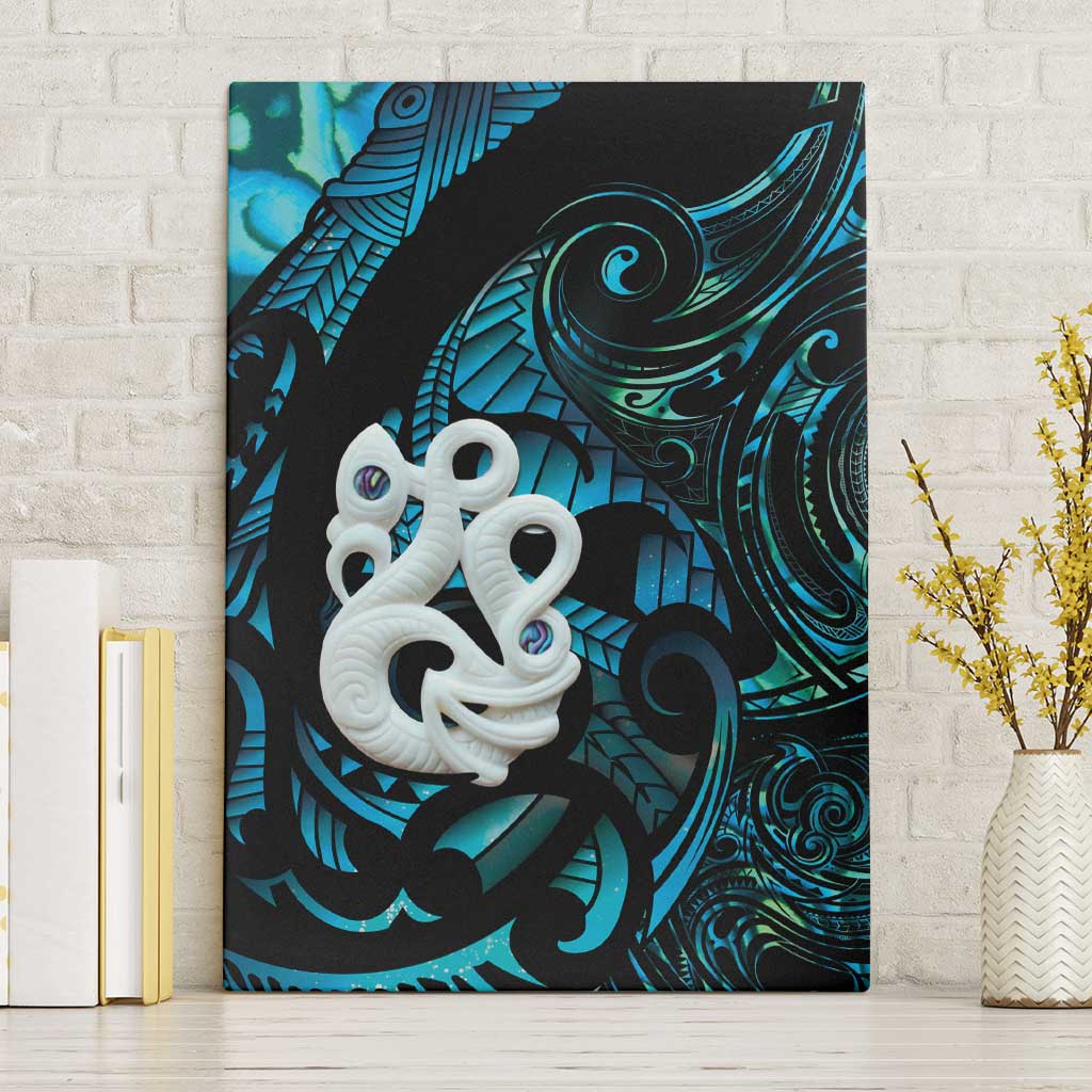 Manaia New Zealand Matariki Canvas Wall Art NZ Paua Shell Maori Art