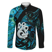Manaia New Zealand Matariki Family Matching Summer Maxi Dress and Hawaiian Shirt NZ Paua Shell Maori Art