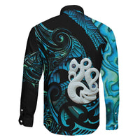 Manaia New Zealand Matariki Family Matching Tank Maxi Dress and Hawaiian Shirt NZ Paua Shell Maori Art