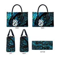 Manaia New Zealand Matariki Leather Bag NZ Paua Shell Maori Art LT14 - Polynesian Pride