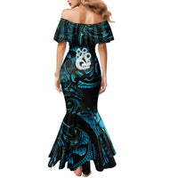 Manaia New Zealand Matariki Mermaid Dress NZ Paua Shell Maori Art