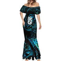 Manaia New Zealand Matariki Mermaid Dress NZ Paua Shell Maori Art