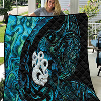 Manaia New Zealand Matariki Quilt NZ Paua Shell Maori Art LT14 Turquoise - Polynesian Pride