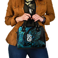 Manaia New Zealand Matariki Shoulder Handbag NZ Paua Shell Maori Art