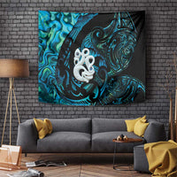 Manaia New Zealand Matariki Tapestry NZ Paua Shell Maori Art LT14 Turquoise - Polynesian Pride