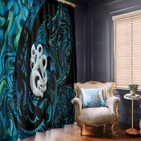 Manaia New Zealand Matariki Window Curtain NZ Paua Shell Maori Art LT14 - Polynesian Pride